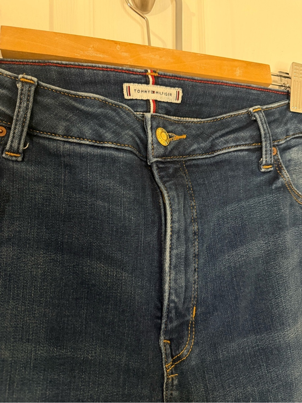 Tommy Hilfiger Nova High Rise Skinny Jeans Dark Wash Size 16 W33 - Picture 2 of 4